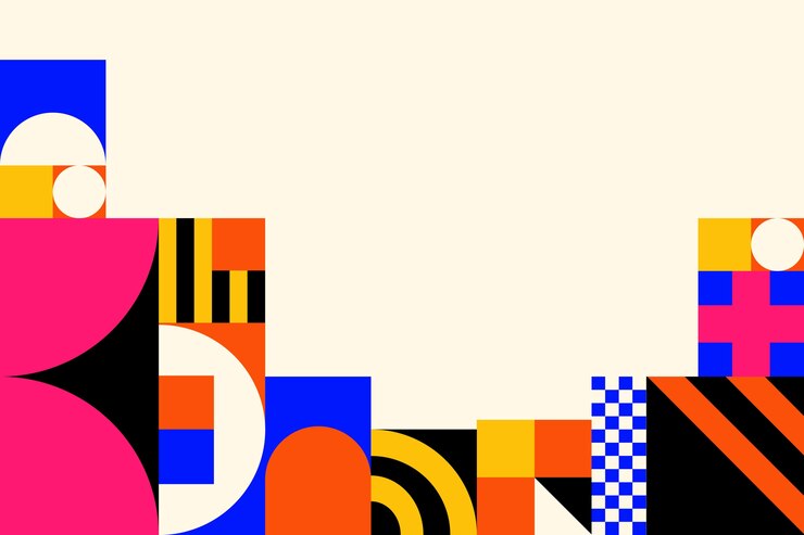 Vector Gratis flat geometric background