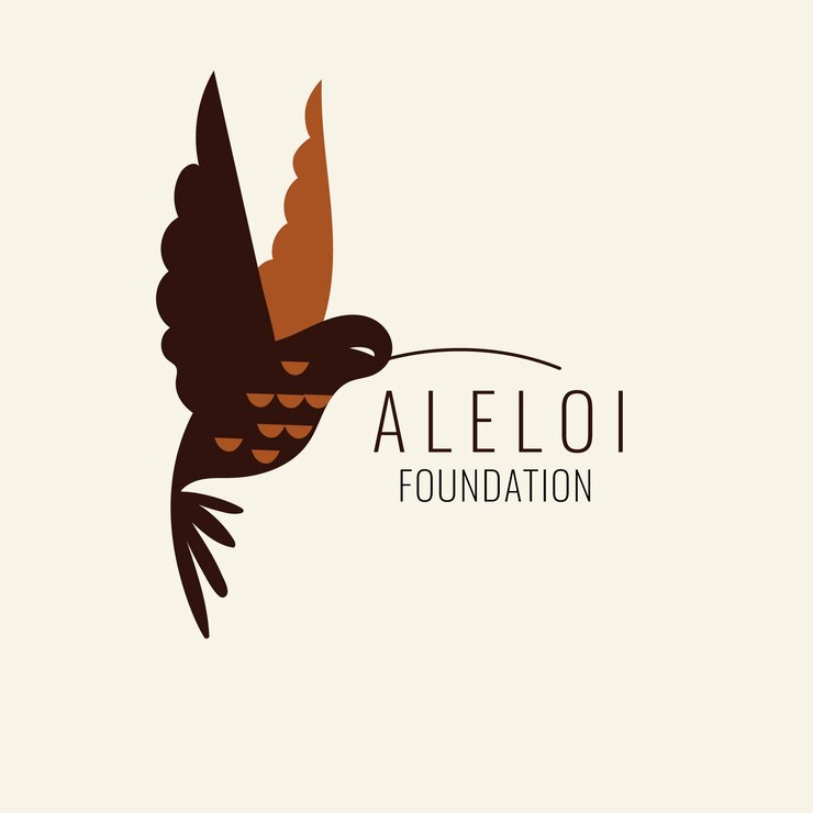 Vector Gratis flat hummingbird logo template