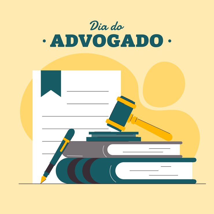 Vector Gratis flat illustration for brazilian lawyer's day celebration