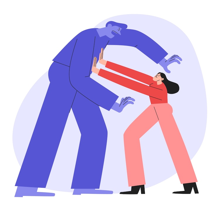 Vector Gratis flat international day for the elimination of violence against women illustration