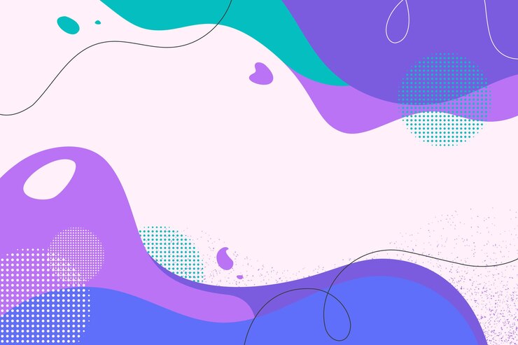 Vector Gratis flat modern organic shapes background