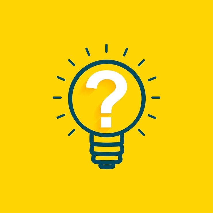 Vector Gratis flat yellow background with light bulb innovative concept