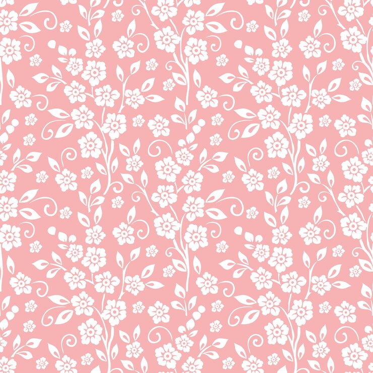 Vector Gratis flower seamless pattern background. elegant texture for backgrounds. 