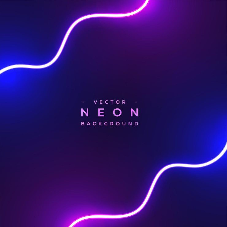 Vector Gratis fluid style glowing neon led background for modern design