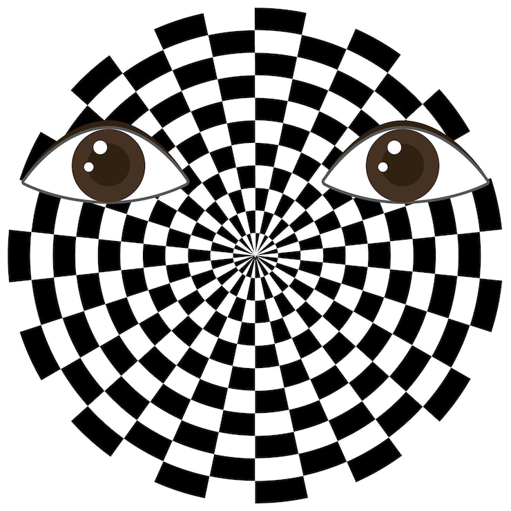 Vector Gratis fraser spiral illusion vector