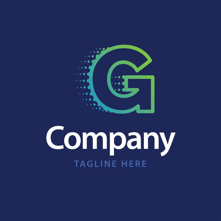 Vector Gratis g technology logo business brand identity design vector illustration
