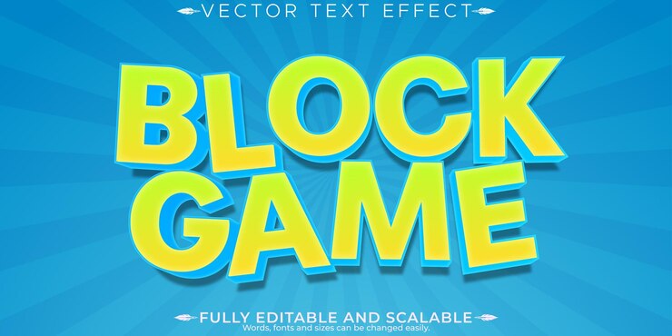 Vector Gratis game efek teks bisa diedit kartun bisa diedit dan gaya teks menyenangkan
