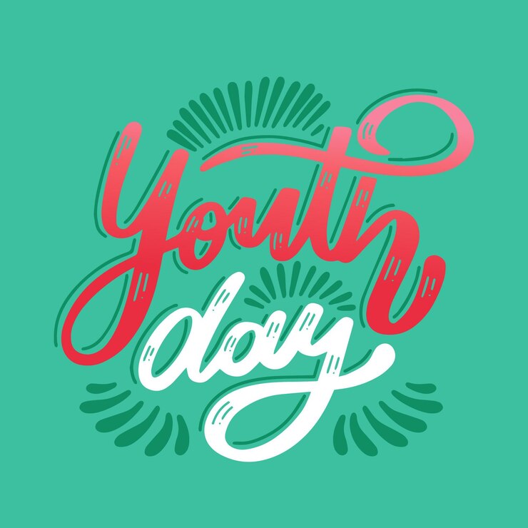 Vector Gratis gaya huruf hari pemuda