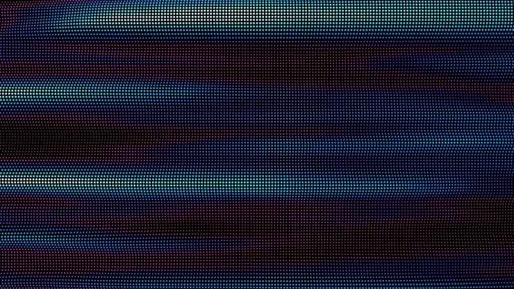 Vector Gratis gelombang titik warna-warni data digital percikan larik titik elemen ui 'glitch' halus futuristik