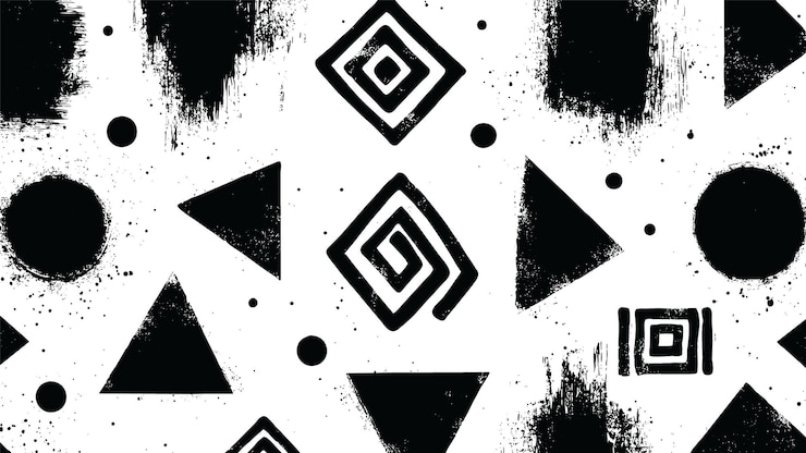 Vector Gratis geometric abstract design