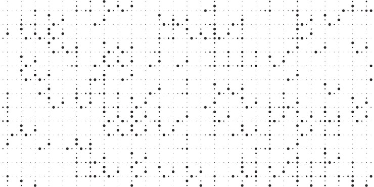 Vector Gratis geometric circular dot shape background