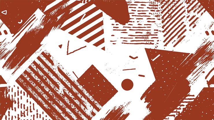 Vector Gratis geometric distressed ink texture