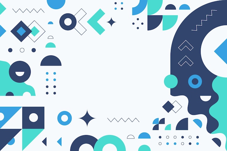Vector Gratis geometric flat abstract background