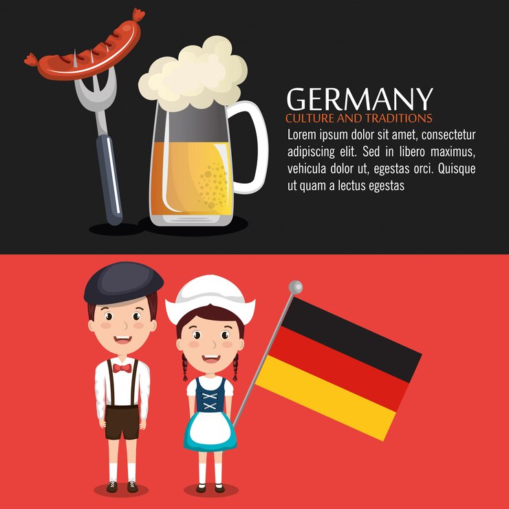 Vector Gratis german culture design 