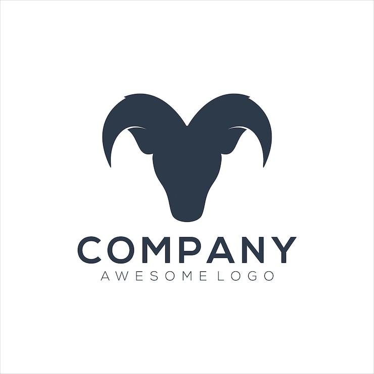 Vector Gratis goat icon silhouette
