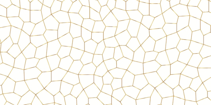 Vector Gratis gold voronoi texture background