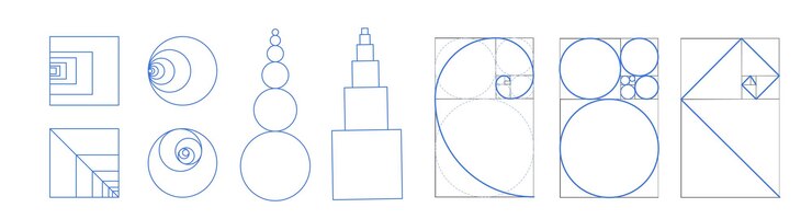Vector Gratis golden ratio proportion collection