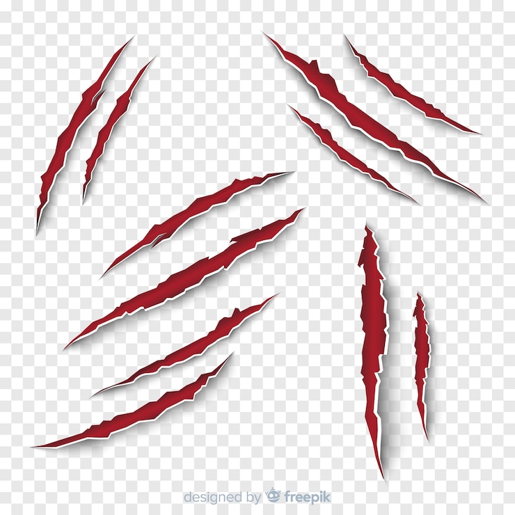 Vector Gratis goresan cakar