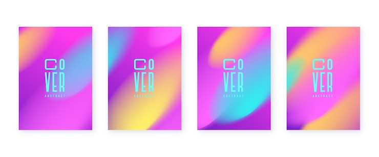 Vector Gratis gradient abstract  cover template