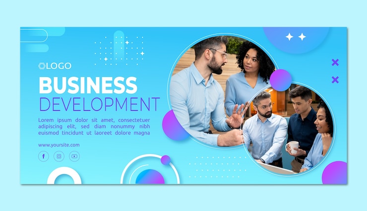 Vector Gratis gradient business workshop sale banner