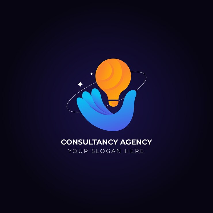 Vector Gratis gradient consultancy logo design
