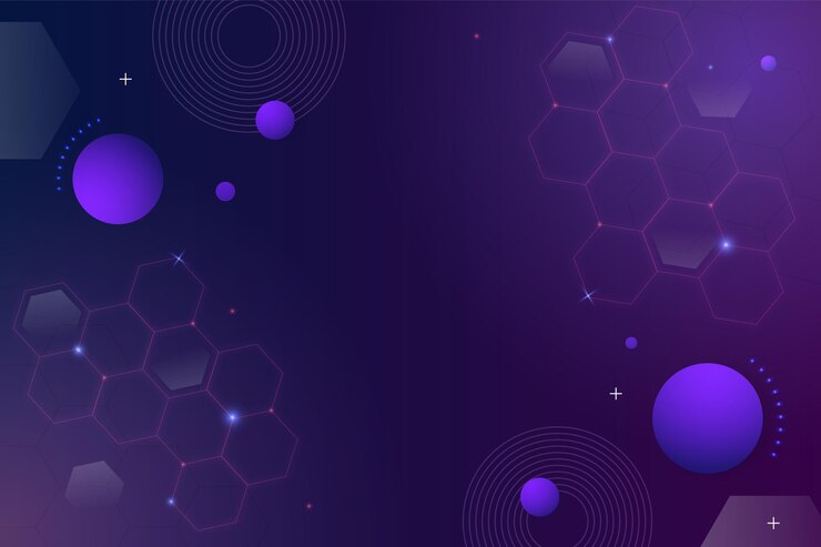 Vector Gratis gradient futuristic background with spheres