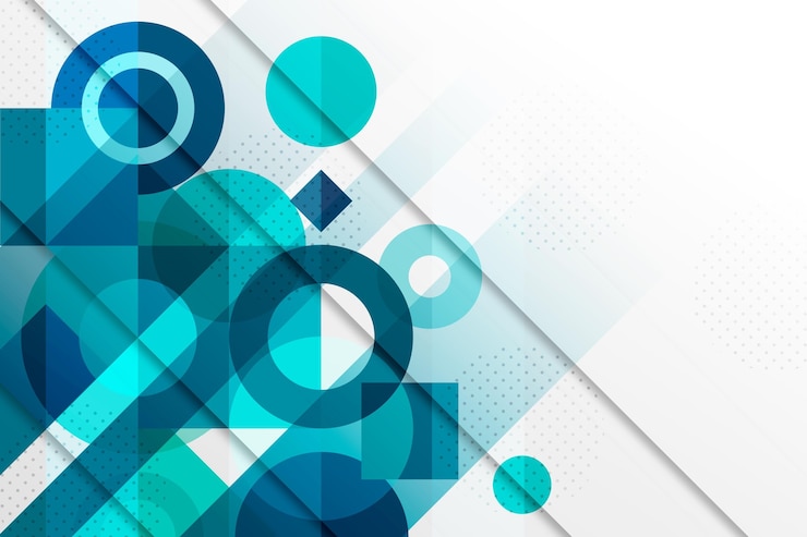 Vector Gratis gradient geometric wallpaper