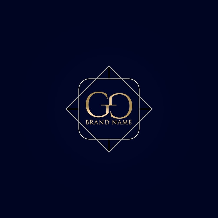 Vector Gratis gradient gg logo template