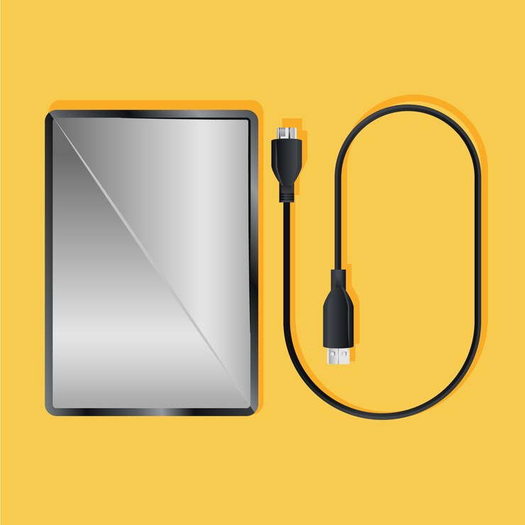 Vector Gratis gradient hard drive illustration