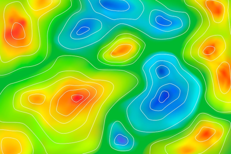 Vector Gratis gradient heat map background
