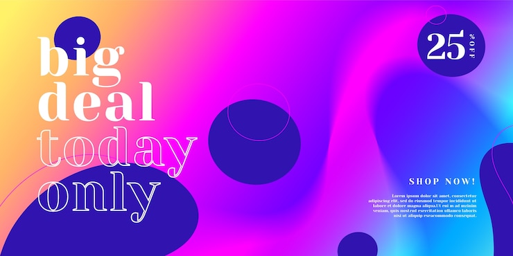 Vector Gratis gradient horizontal sale banner