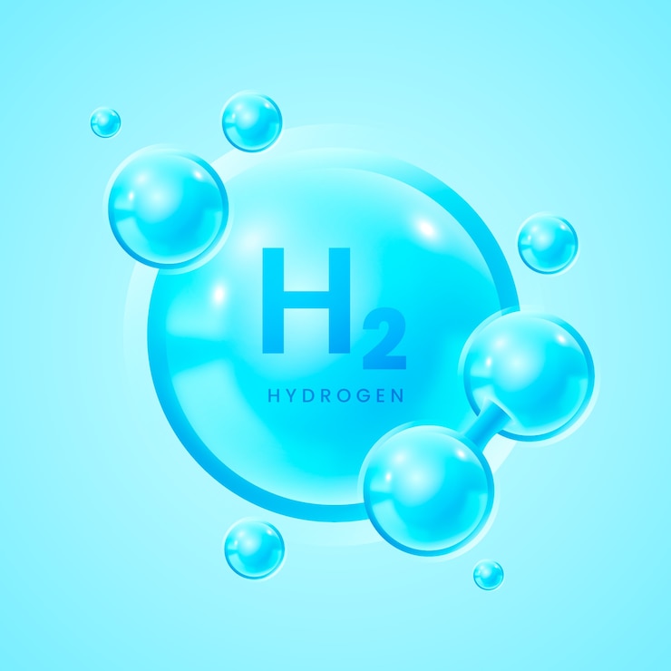 Vector Gratis gradient hydrogen illustration