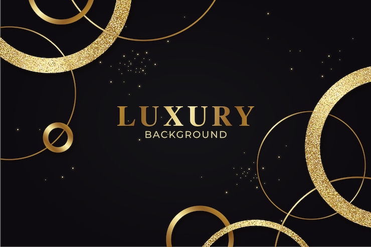 Vector Gratis gradient luxurious golden background