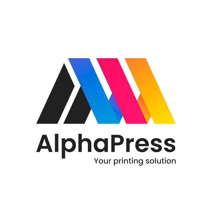 Vector Gratis gradient printing house logo design template
