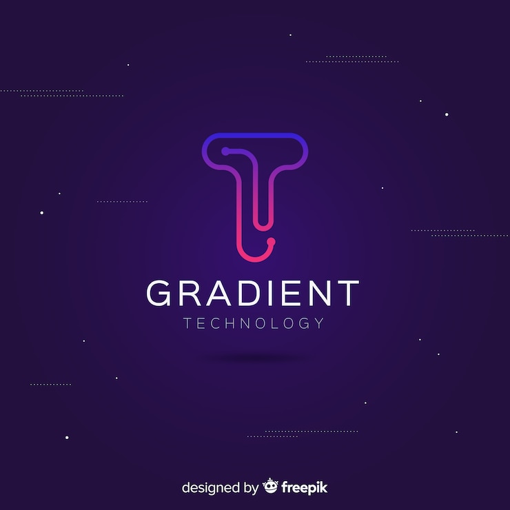 Vector Gratis gradient technology logo