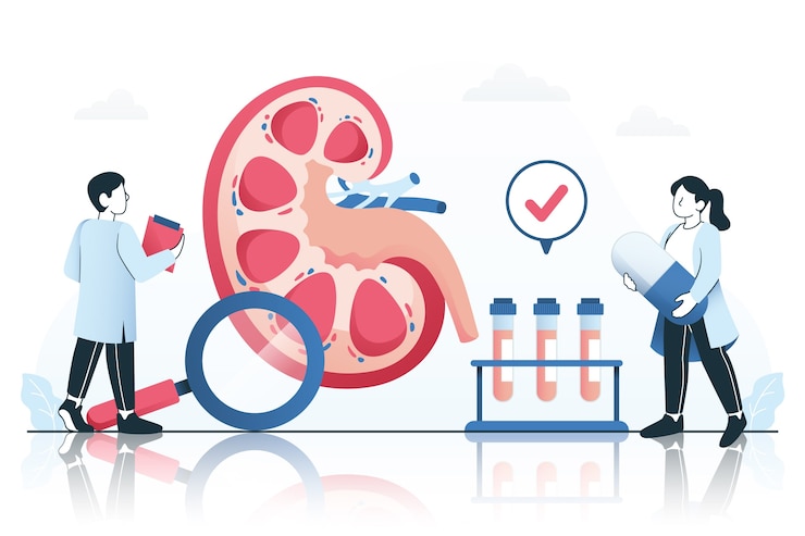 Vector Gratis gradient  urology illustration