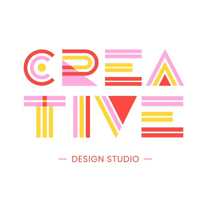 Vector Gratis graphic design lettering geometric design