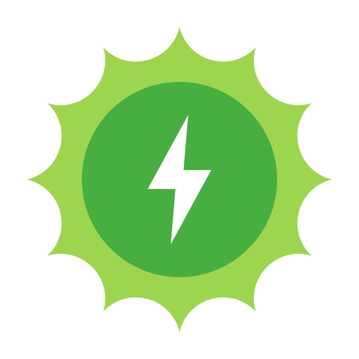 Vector Gratis green energy sun