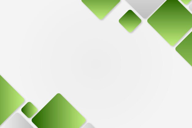 Green geometric frame vector