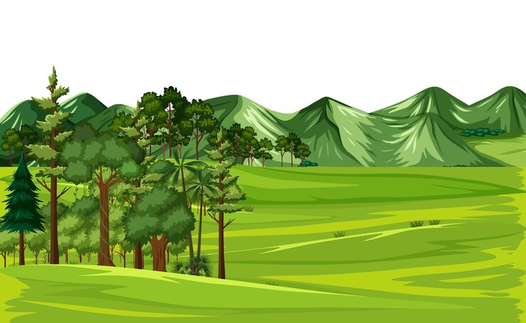Vector Gratis green nature outdoor landscape