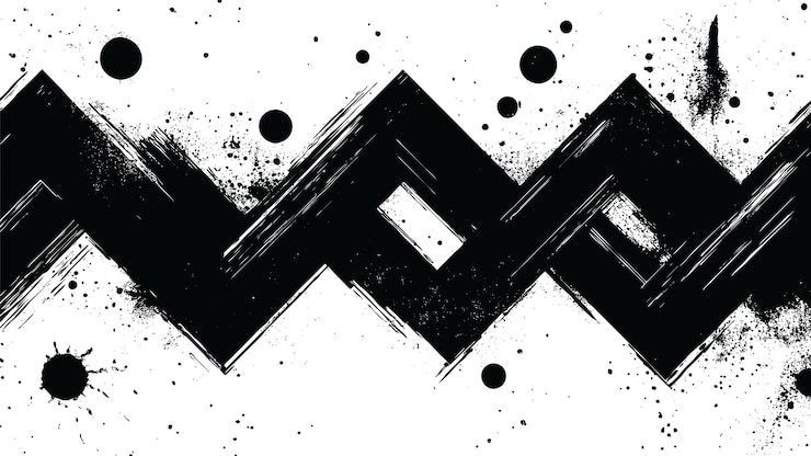 Vector Gratis grunge geometric shape texture