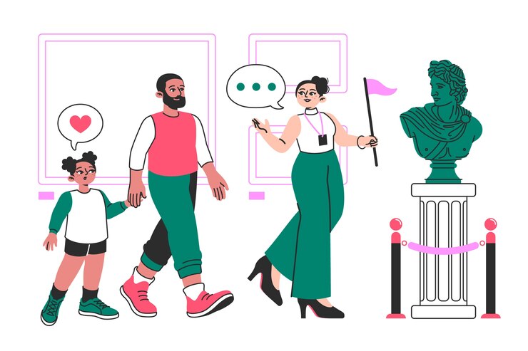 Vector Gratis guide concept illustration