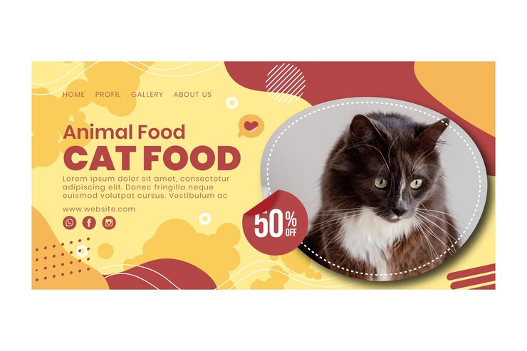 Vector Gratis halaman landas makanan hewan