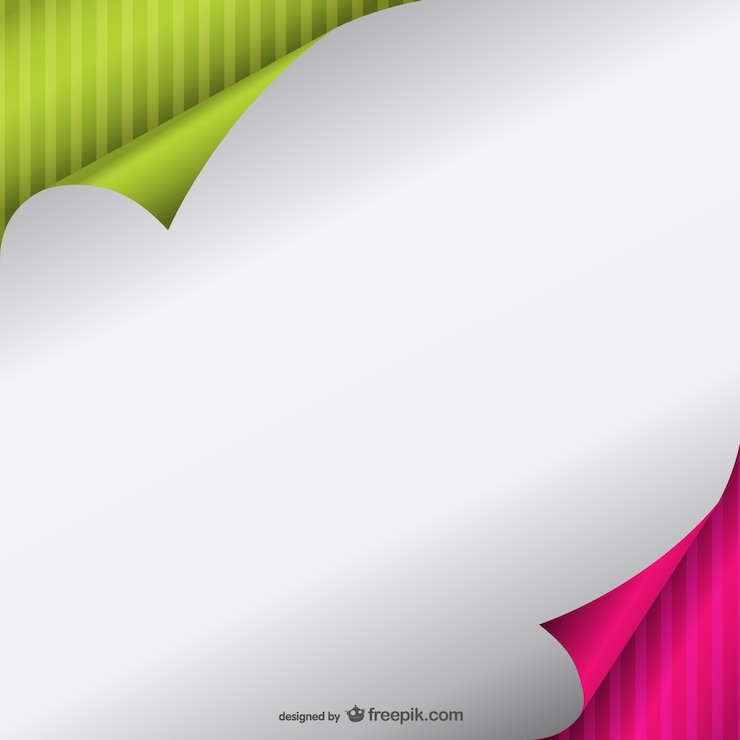 Vector Gratis halaman melengkung bergaris