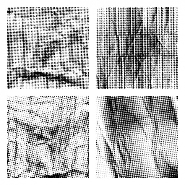 halftone textures collection
