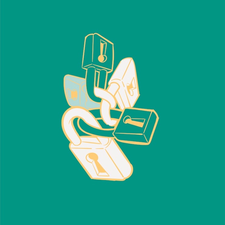 Vector Gratis hand drawing illustration of safety concept