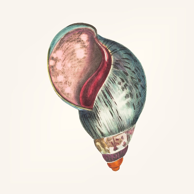 Vector Gratis hand drawn agate bulla