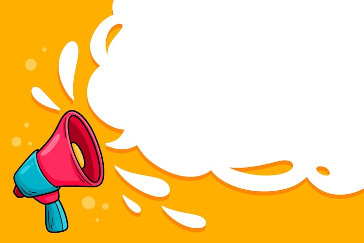 Vector Gratis hand drawn announcement background
