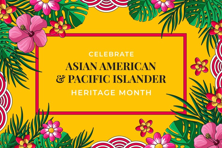 Vector Gratis hand drawn asian pacific heritage month background