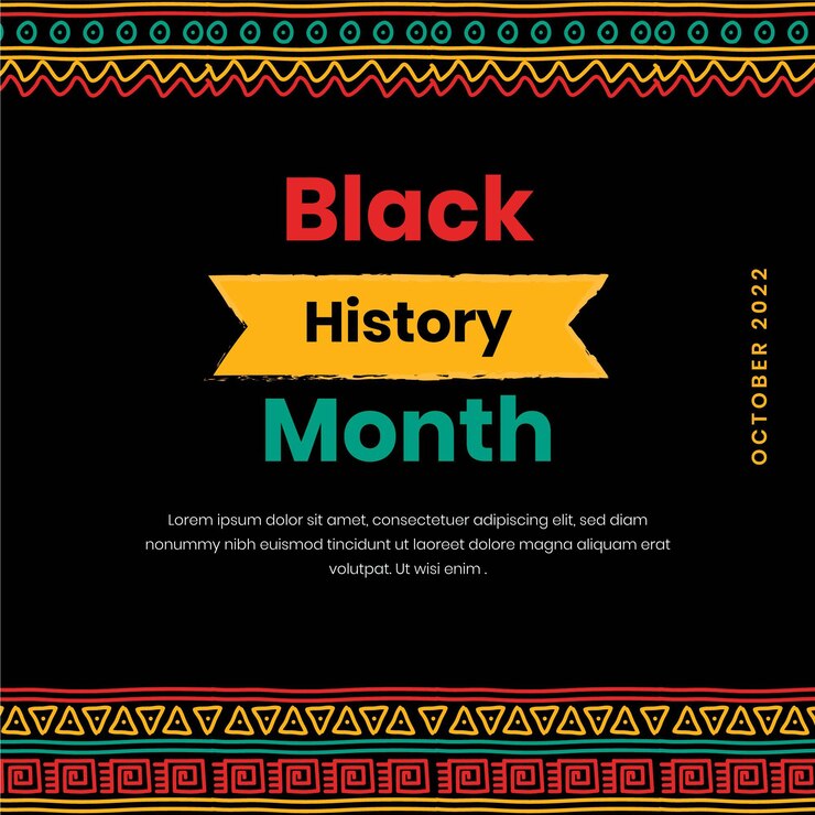 Vector Gratis hand drawn black history month instagram post template